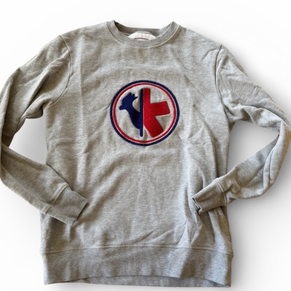 Rossignol Gray Sweatshirt with Red and Blue Logo
